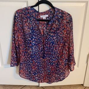 Sheer w/cami Liz Claiborne top, size M